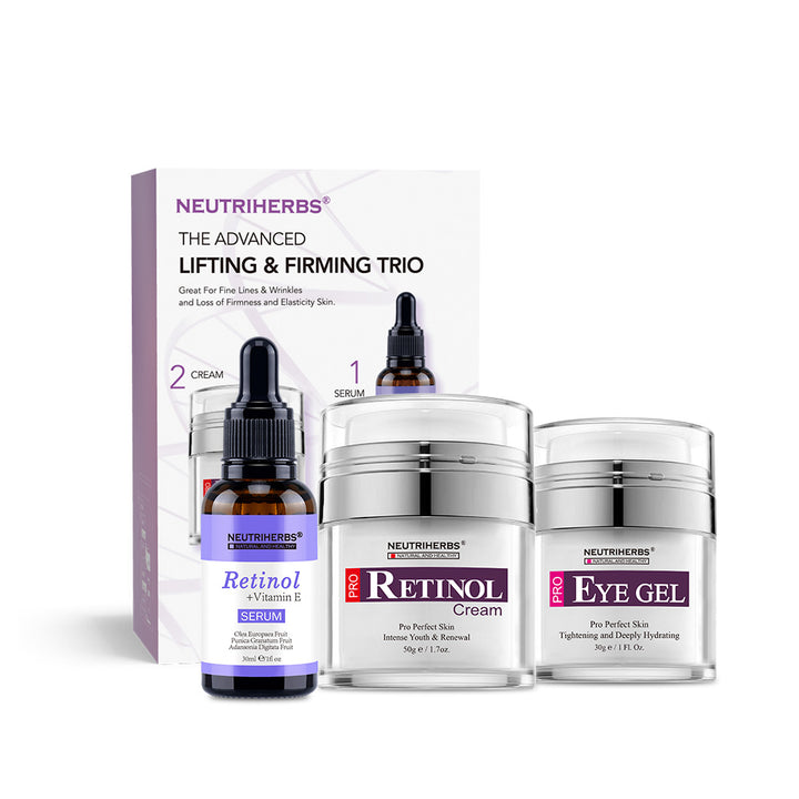 Neutriherbs - THE ADVANCED LIFTING & FIRMING TRIO: Serum+ Eye Gel+ Cream/julklapp 