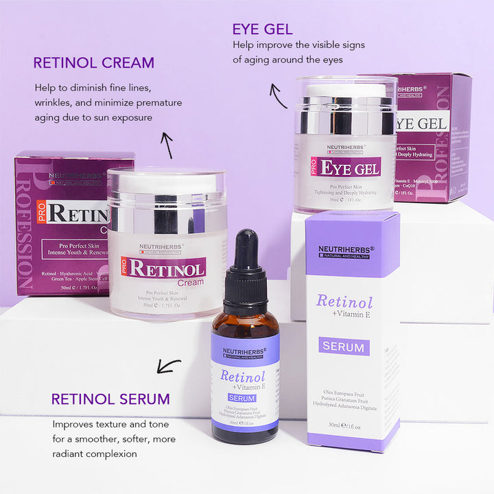 Neutriherbs - THE ADVANCED LIFTING & FIRMING TRIO: Serum+ Eye Gel+ Cream