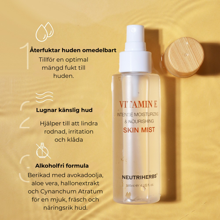 Vitamin E Moisturizing & Nourishing Mist 120 ml-Neutriherbs -