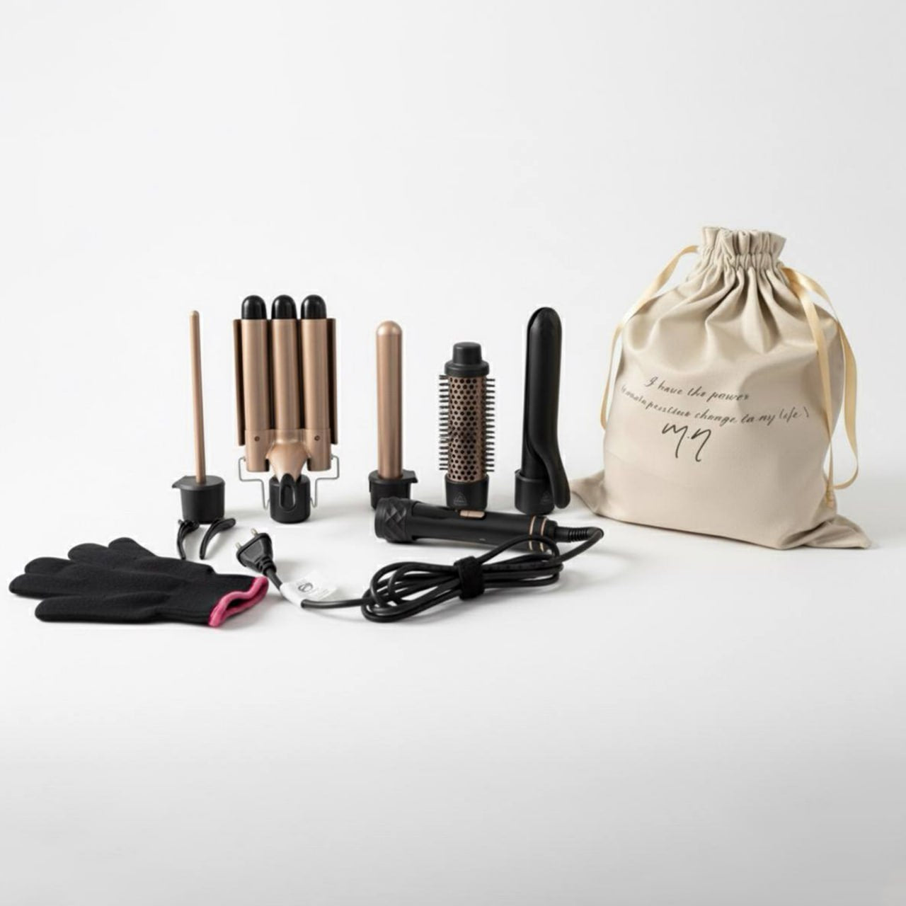 NovaLock – Lyxig locktång med tillbehör Proffsverktyget som ger glans, volym och självförtroende.