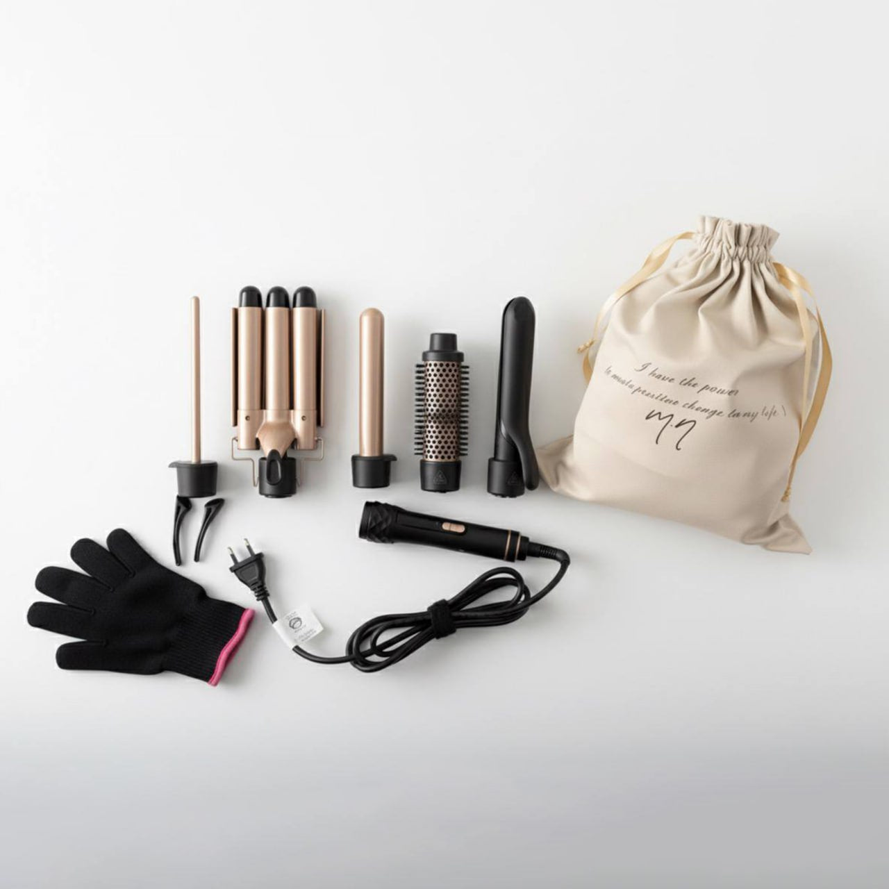 NovaLock – Lyxig locktång med tillbehör Proffsverktyget som ger glans, volym och självförtroende.