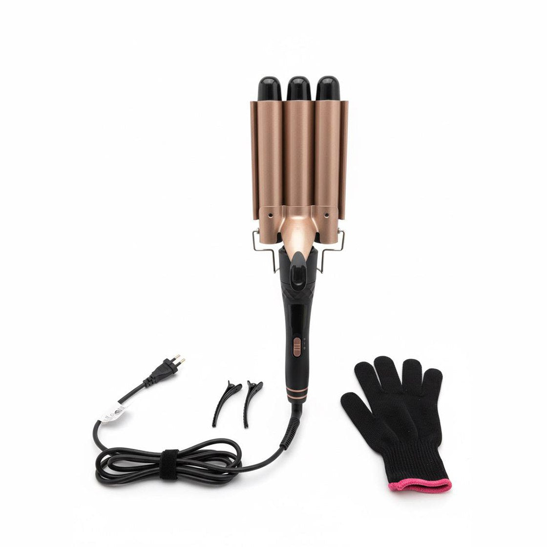 NovaLock – Lyxig locktång med tillbehör Proffsverktyget som ger glans, volym och självförtroende.